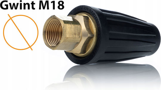 Rotierende Turbo-Düse Karcher Hd Hds Hochdruckreiniger 050 276 Bar Keramikeinsatz M18x1.5 Gewinde