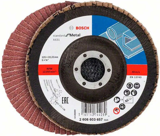 Bosch Disc de șlefuire Μetal 125mm