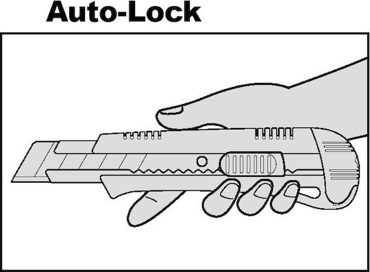 KDS Cuțit pliant Multi Pro Autolock cu Plastic Corp și Lățime Lamă 18mm