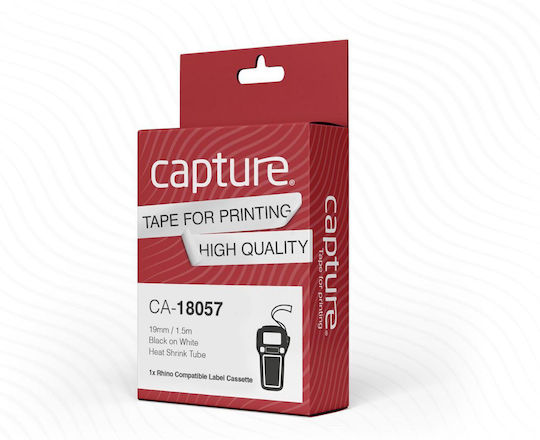 Capture Bandă de Etichetare 1.5m x 19mm în Culoarea Negru 1buc
