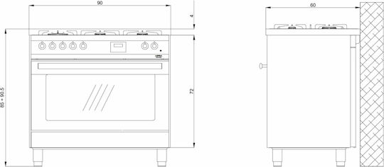 Lofra Commercial Restaurant Range