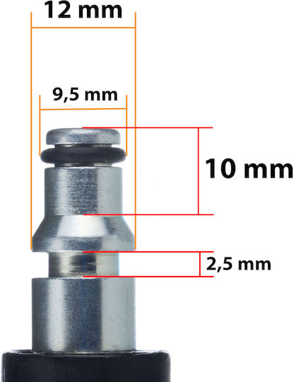 Rosfix Hochdruckschlauch für Hochdruckreiniger 200bar aus PVC 5m