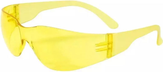 Pasco Protective Glasses Safety Glasses for Protection with Yellow Lenses 1pcs