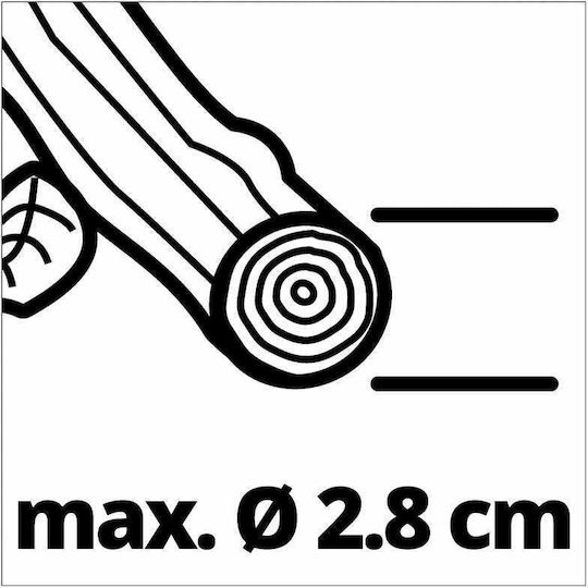 Einhell GP-LS 18/28 Li Baumschere Batterie 18V Solo mit Maximalem Schnittdurchmesser 28mm