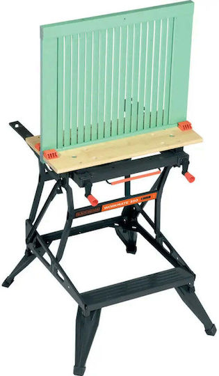 Black & Decker Workmate 550 Πάγκος Εργασίας Αντοχής 250kg 61x61x21.8cm WM550