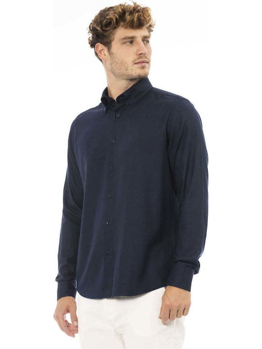 Baldinini Baumwolle Hemd Blue
