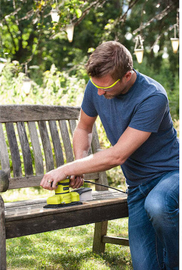Ryobi RSS200-G Пулсираща шкурка 200W с Регулиране на Скоростта и със Система за Аспирация