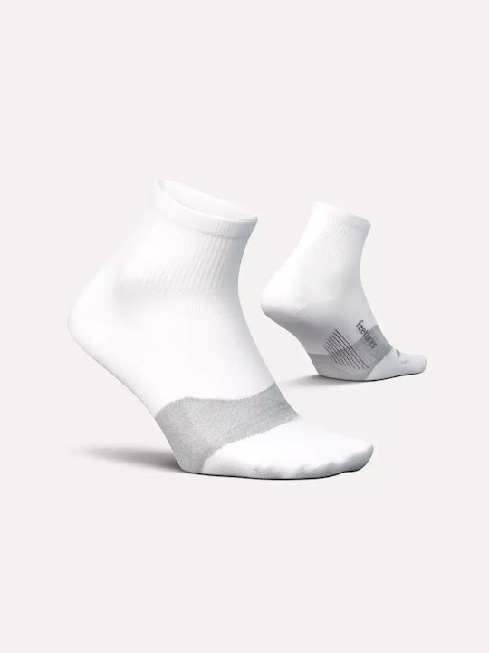 Feetures Elite Ultra Light Athletic Socks White