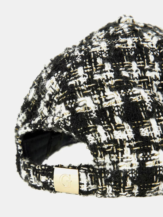 Guess Γυναικείο Καπέλο Giully Tweed Baseball Aw5369pol01-bla