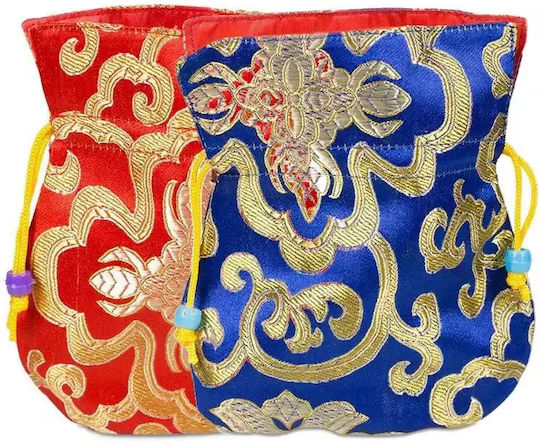 Mωσαϊκό Τσαντάκι Πουγκί Lotus Brocate Mala 14x10cm