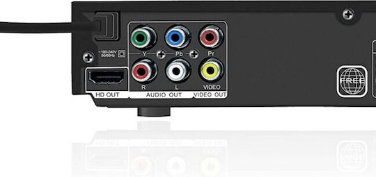 Felix DVD Player FXV-1034 with USB Media Player Black