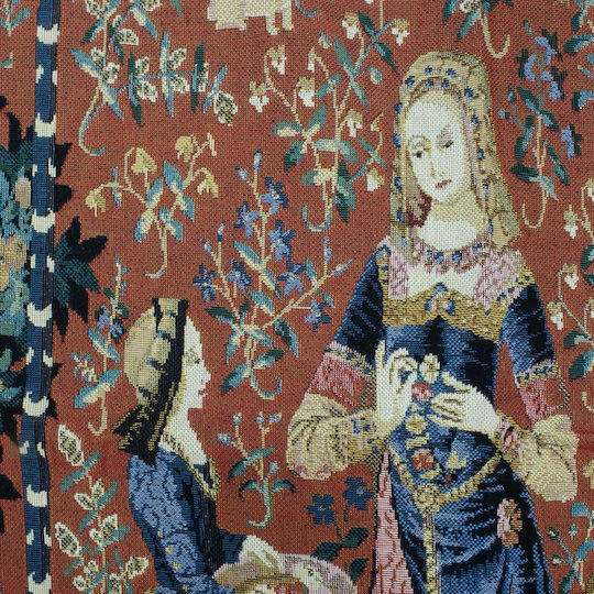 Signare Tapestry Wall Hanging 85x120cm – Lady & Unicorn Sense of Smell