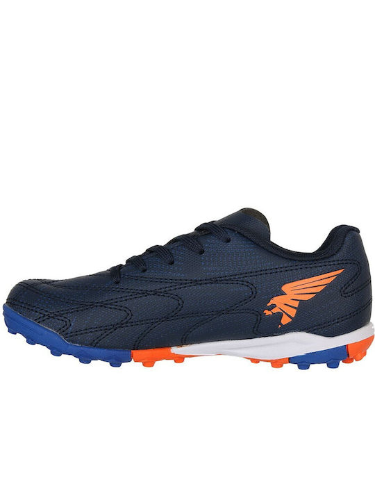 Evolution Kids Turf Soccer Shoes Navy Blue