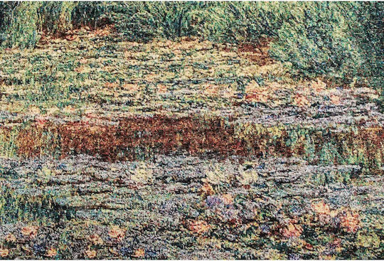 Signare Υφαντό Ταπισερί Τοίχου 68x73cm – Claude Monet Japanese Bridge