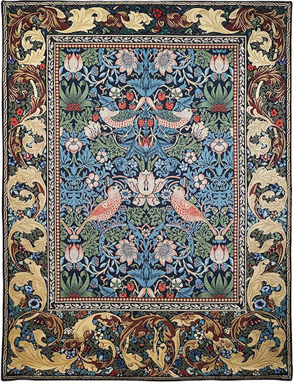 Signare Tapestry Wall Hanging 112x140cm – William Morris Strawberry Thief