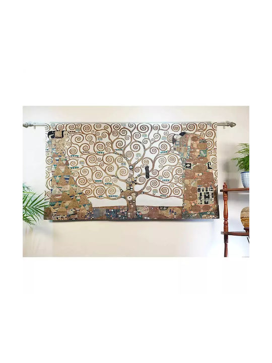 Signare Woven Tapestry Wall Hanging 138x82cm – Gustav Klimt Tree of Life