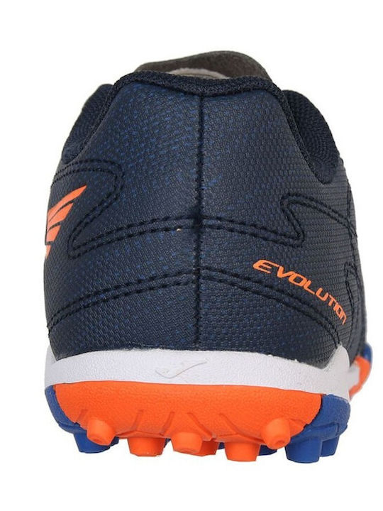 Evolution Kids Turf Soccer Shoes Navy Blue