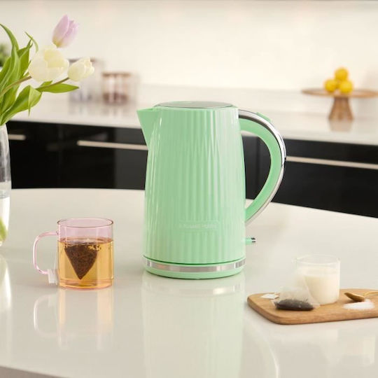 Russell Hobbs Eden Βραστήρας 1.7lt 2400W Πράσινος