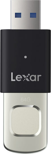 Lexar Jumpdrive 64GB USB 2.0 Stick Μαύρο