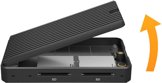 Icy Dock Θήκη για Σκληρό Δίσκο M.2 SATA III με σύνδεση Type-C