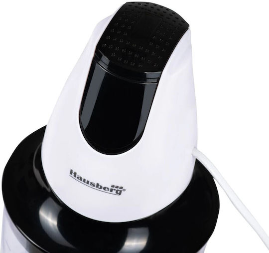 Hausberg HB-4503NG Πολυκόπτης Multi 300W με Δοχείο 750ml Λευκός