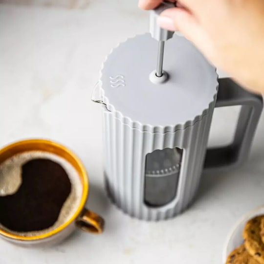 Klausberg Filterkaffeemaschine Handbetrieb Kunststoff Grau 1lt