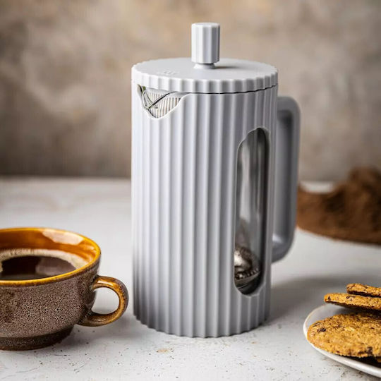 Klausberg Filterkaffeemaschine Handbetrieb Kunststoff Grau 1lt