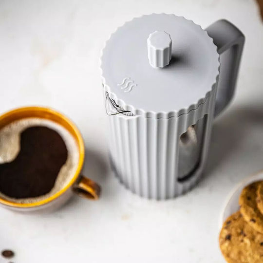 Klausberg Filterkaffeemaschine Handbetrieb Kunststoff Grau 1lt