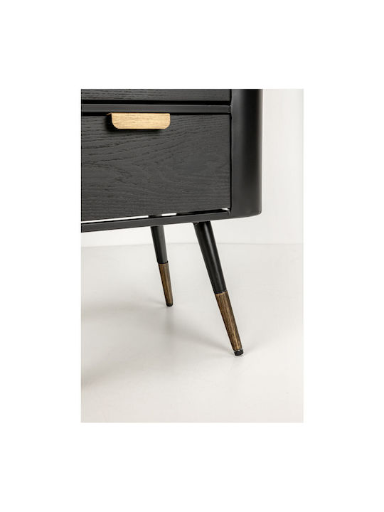 Nachttisch Colombo Schwarz 50x39x63cm