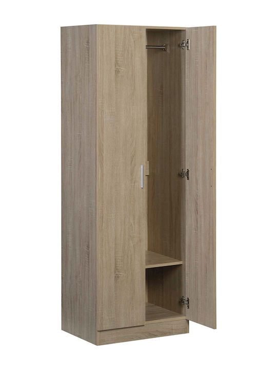Wilson 2d Δίφυλλη Ντουλάπα 60x45x180cm