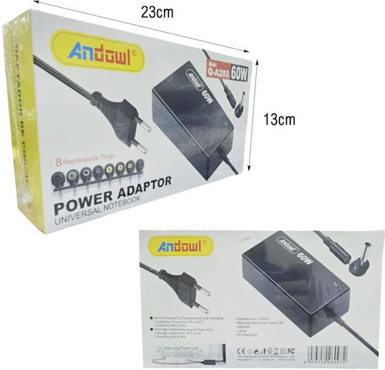 Andowl Universal Încărcător Laptop 60W