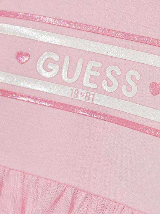 Guess Baby Bodysuit Long-Sleeved Pink