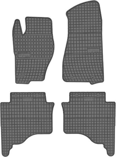 Frogum Σετ Μπροστινά και Πίσω Πατάκια 4τμχ για Jeep Grand Cherokee 2004-2010 Μαύρα