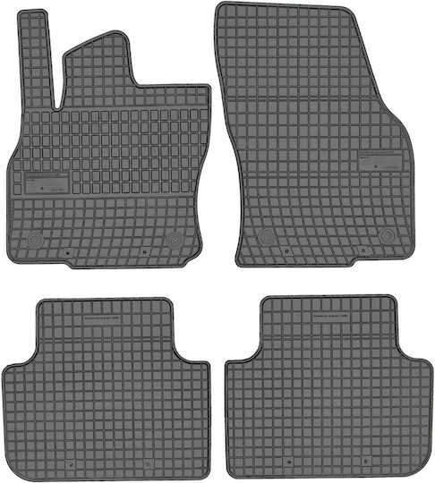 Frogum Set of Front and Rear Mats 4pcs for Audi Q3 2018 Black