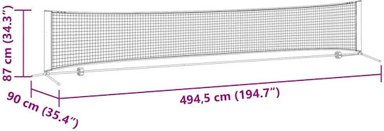 vidaXL Tennis Net