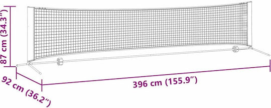vidaXL Tennis Net