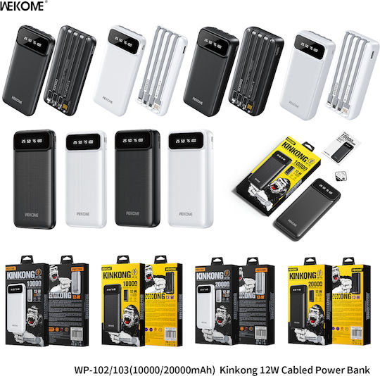 WK WP-103A Power Bank 20000mAh 12W Black