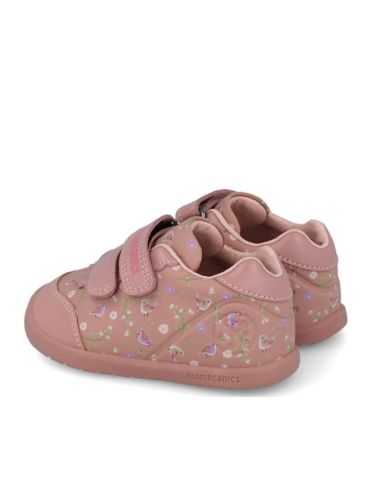 Kiss Kids Sneakers with Scratch Pink