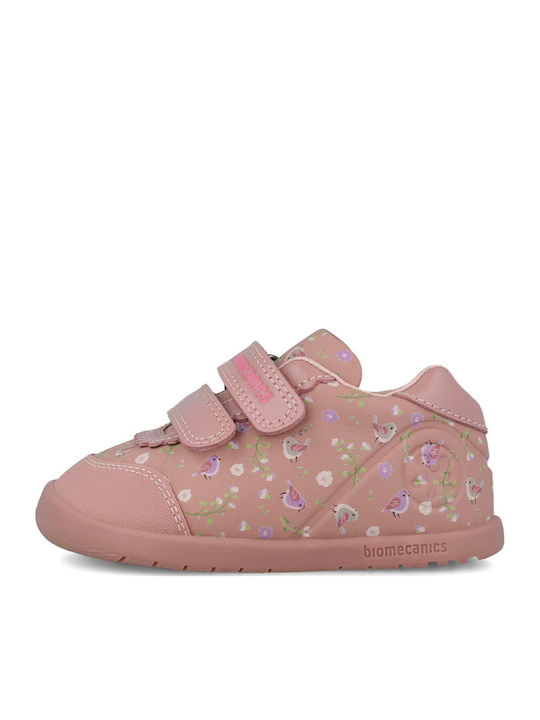 Kiss Kids Sneakers with Scratch Pink