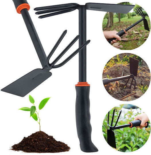 Hoe Small Hoe Hook Claws Double-Sided Garden Tool 28.5cm Metal