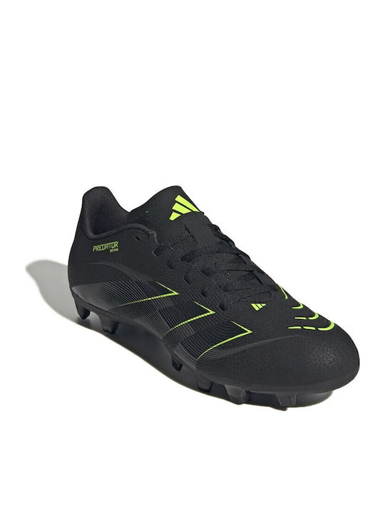 adidas Predator Club Football Shoes with Cleats Black
