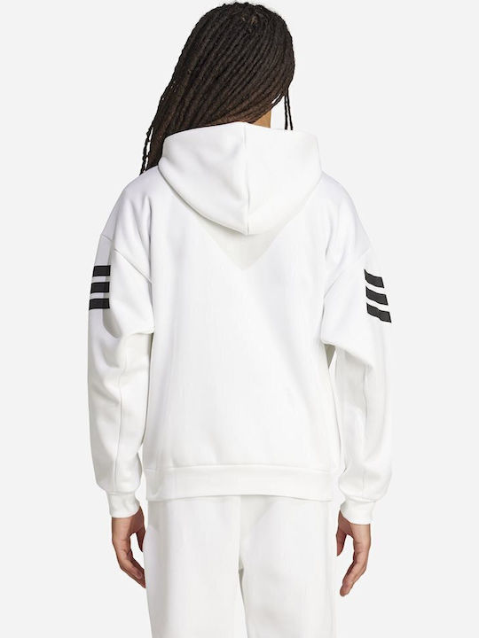 adidas Future Icons 3-stripes White with Hood