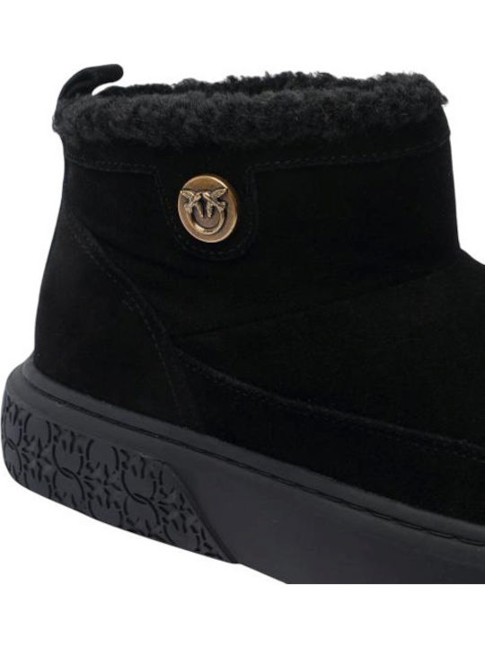Yoko 22 Stiefeletten Damen mit Pelz Schwarz
