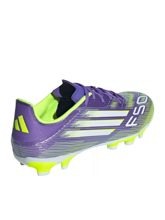 adidas F50 League Футболни Обувки с Бутони MG Лилави