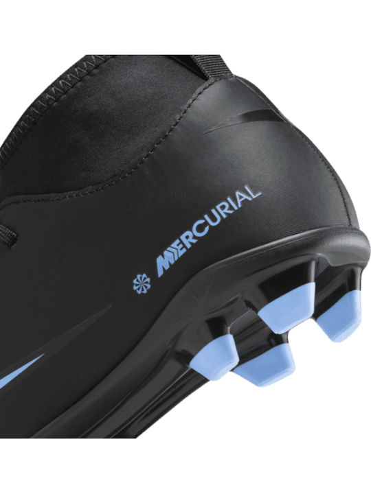 Mercurial Superfly 10 Club FG/MG Kids Soccer Cleats & Shoes Molded Black