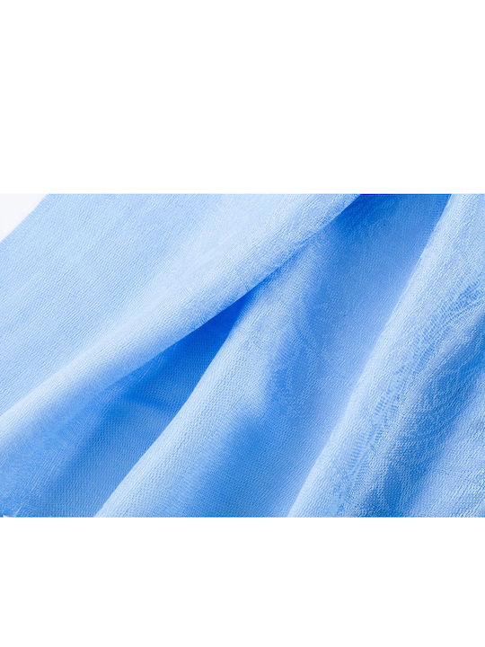 Signare Damen Schal Hellblau