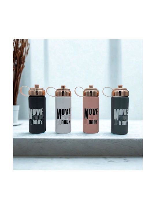 Uncle George Water Bottle Stainless Steel 600ml Pink
