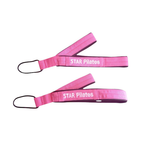 Double Grip "star Pilates" Velvet Hot Pink