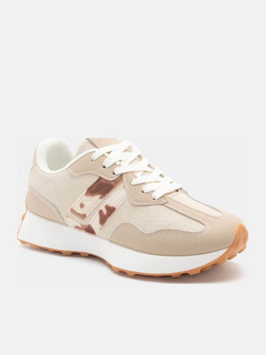Γυναικεία Sneakers Μπεζ