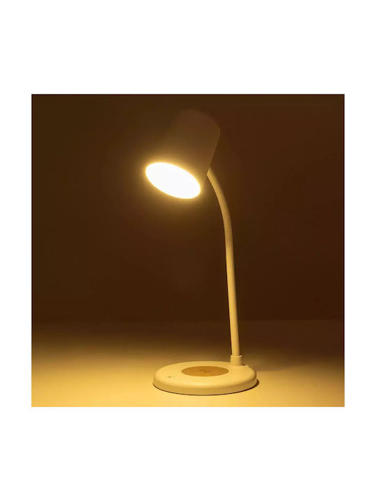 GloboStar LED Φωτιστικό Γραφείου Bluetooth σε Λευκό Χρώμα
